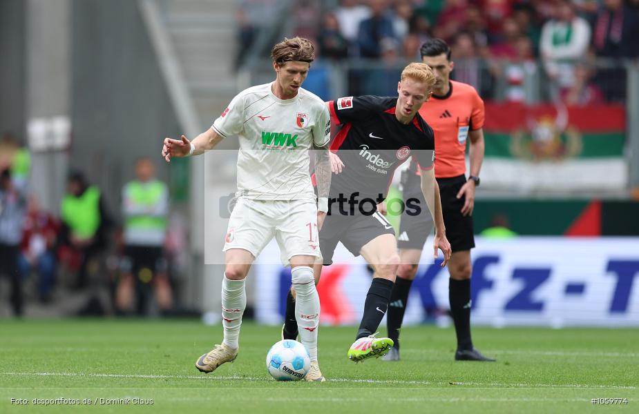 Eintracht Frankfurt, FC Augsburg, 1. Bundesliga, Bundesliga, Voetball, Sport, Le Football, Germany, Futbol, Fotball, Fussball, Deutschland, DFL, DFB, Calcio, 2024/25, Saison 2024/2025 - Bild-ID: 1059774 Eintracht Frankfurt, FC Augsburg, 1. Bundesliga, Bundesliga, Voetball, Sport, Le Football, Germany, Futbol, Fotball, Fussball, Deutschland, DFL, DFB, Calcio, 2024/25, Saison 2024/2025 - Bild-ID: 1059774