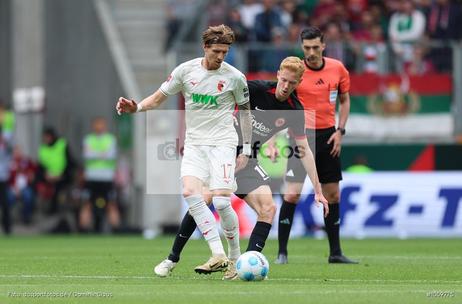 Eintracht Frankfurt, FC Augsburg, 1. Bundesliga, Bundesliga, Voetball, Sport, Le Football, Germany, Futbol, Fotball, Fussball, Deutschland, DFL, DFB, Calcio, 2024/25, Saison 2024/2025 - Bild-ID: 1059775 Eintracht Frankfurt, FC Augsburg, 1. Bundesliga, Bundesliga, Voetball, Sport, Le Football, Germany, Futbol, Fotball, Fussball, Deutschland, DFL, DFB, Calcio, 2024/25, Saison 2024/2025 - Bild-ID: 1059775
