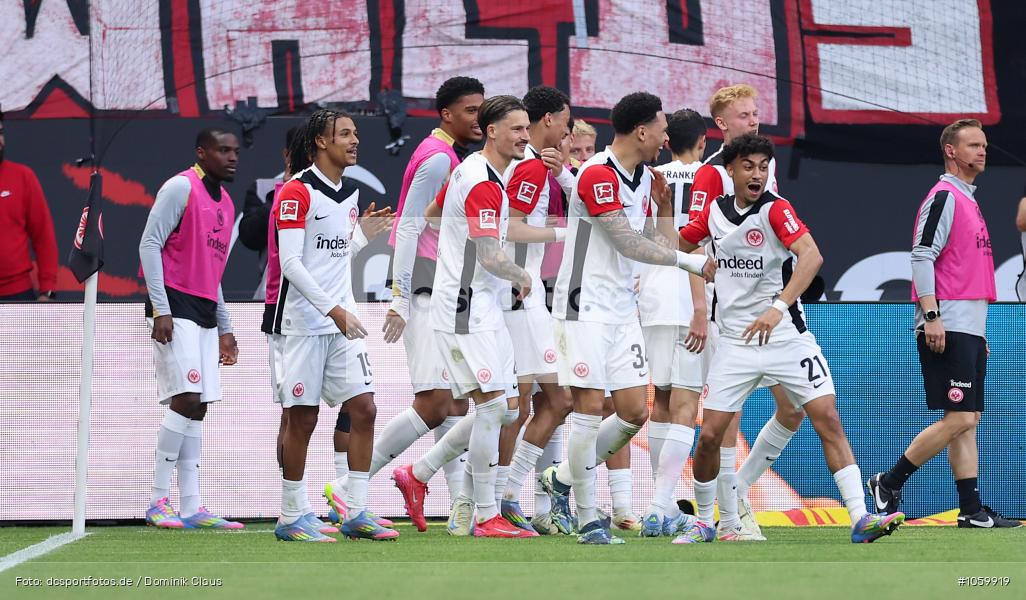 RB Leipzig, Eintracht Frankfurt, Bundesliga, Voetball, Sport, Le Football, Germany, Futbol, Fotball, Fussball, Deutschland, DFL, DFB, Calcio, 2024/25, Saison 2024/2025 - Bild-ID: 1059919