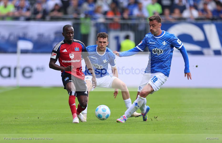 Hamburger SV, SV Darmstadt 98, 2. Liga, 2. Bundesliga, Bundesliga, Liga, Voetball, Sport, Le Football, Germany, Futbol, Fotball, Fussball, Deutschland, DFL, DFB, Calcio, 2024/25, Saison 2024/2025 - Bild-ID: 1060116
