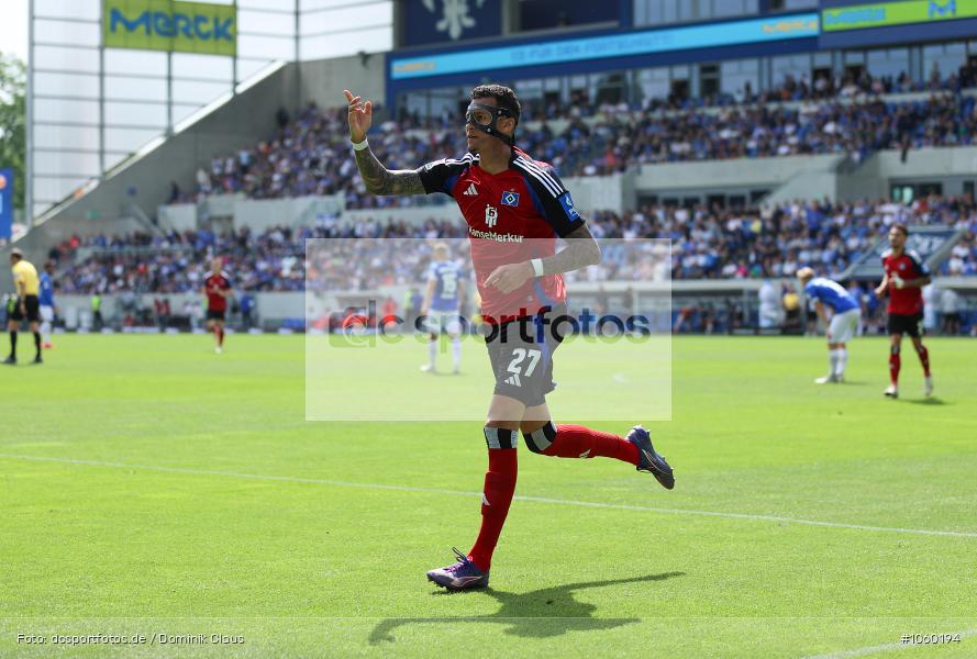 Hamburger SV, SV Darmstadt 98, 2. Liga, 2. Bundesliga, Bundesliga, Liga, Voetball, Sport, Le Football, Germany, Futbol, Fotball, Fussball, Deutschland, DFL, DFB, Calcio, 2024/25, Saison 2024/2025 - Bild-ID: 1060194