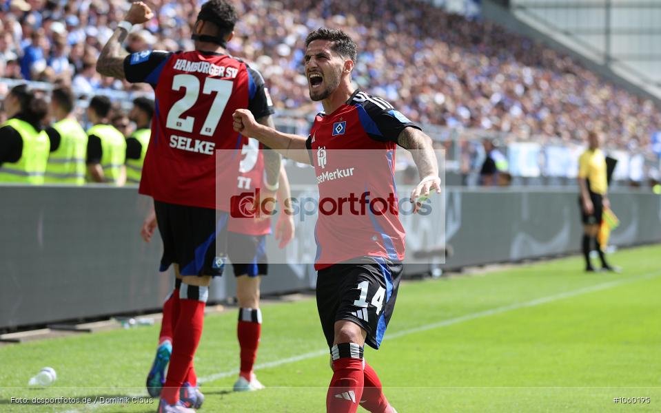 Hamburger SV, SV Darmstadt 98, 2. Liga, 2. Bundesliga, Bundesliga, Liga, Voetball, Sport, Le Football, Germany, Futbol, Fotball, Fussball, Deutschland, DFL, DFB, Calcio, 2024/25, Saison 2024/2025 - Bild-ID: 1060195