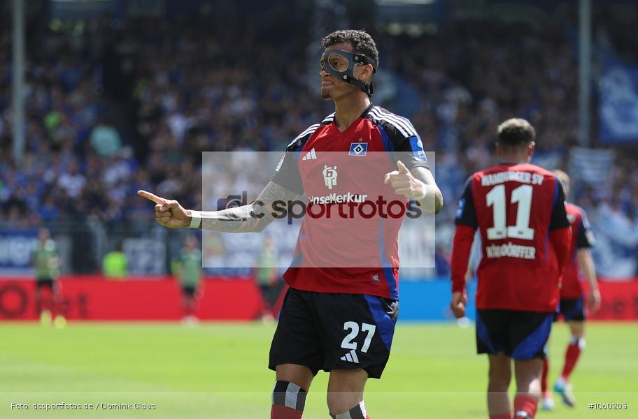 Hamburger SV, SV Darmstadt 98, 2. Liga, 2. Bundesliga, Bundesliga, Liga, Voetball, Sport, Le Football, Germany, Futbol, Fotball, Fussball, Deutschland, DFL, DFB, Calcio, 2024/25, Saison 2024/2025 - Bild-ID: 1060203