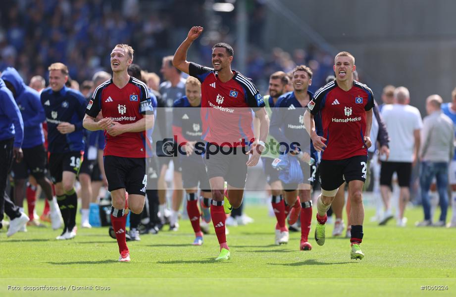 Hamburger SV, SV Darmstadt 98, 2. Liga, 2. Bundesliga, Bundesliga, Liga, Voetball, Sport, Le Football, Germany, Futbol, Fotball, Fussball, Deutschland, DFL, DFB, Calcio, 2024/25, Saison 2024/2025 - Bild-ID: 1060224
