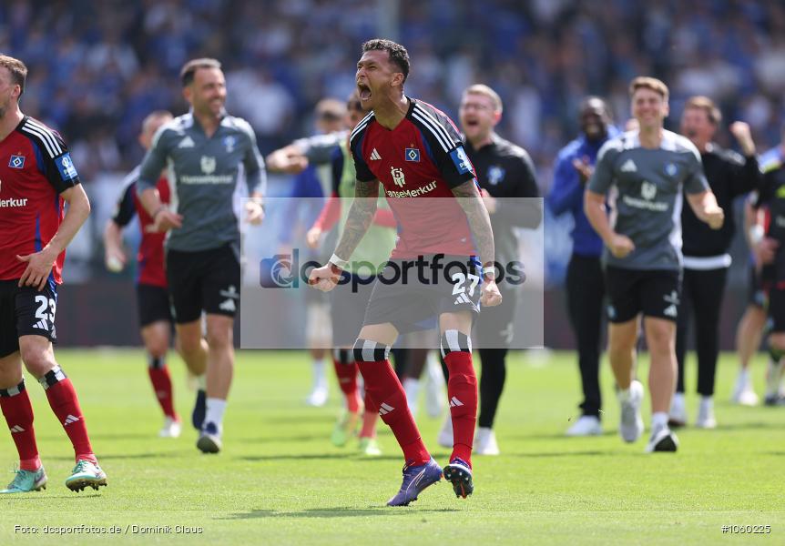 Hamburger SV, SV Darmstadt 98, 2. Liga, 2. Bundesliga, Bundesliga, Liga, Voetball, Sport, Le Football, Germany, Futbol, Fotball, Fussball, Deutschland, DFL, DFB, Calcio, 2024/25, Saison 2024/2025 - Bild-ID: 1060225