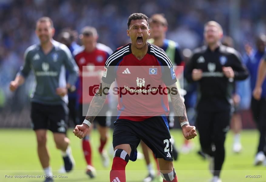 Hamburger SV, SV Darmstadt 98, 2. Liga, 2. Bundesliga, Bundesliga, Liga, Voetball, Sport, Le Football, Germany, Futbol, Fotball, Fussball, Deutschland, DFL, DFB, Calcio, 2024/25, Saison 2024/2025 - Bild-ID: 1060231