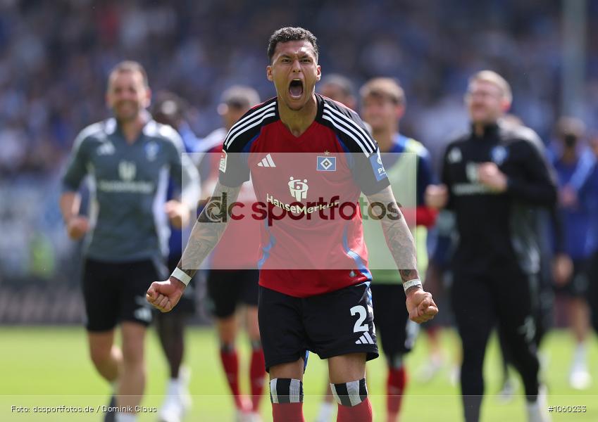 Hamburger SV, SV Darmstadt 98, 2. Liga, 2. Bundesliga, Bundesliga, Liga, Voetball, Sport, Le Football, Germany, Futbol, Fotball, Fussball, Deutschland, DFL, DFB, Calcio, 2024/25, Saison 2024/2025 - Bild-ID: 1060233