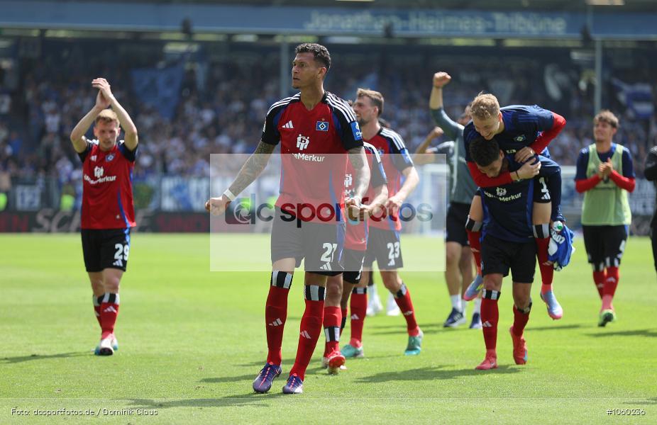 Hamburger SV, SV Darmstadt 98, 2. Liga, 2. Bundesliga, Bundesliga, Liga, Voetball, Sport, Le Football, Germany, Futbol, Fotball, Fussball, Deutschland, DFL, DFB, Calcio, 2024/25, Saison 2024/2025 - Bild-ID: 1060236