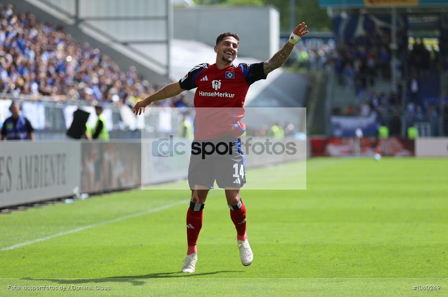 Hamburger SV, SV Darmstadt 98, 2. Liga, 2. Bundesliga, Bundesliga, Liga, Voetball, Sport, Le Football, Germany, Futbol, Fotball, Fussball, Deutschland, DFL, DFB, Calcio, 2024/25, Saison 2024/2025 - Bild-ID: 1060249