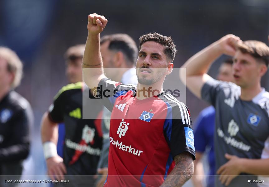 Hamburger SV, SV Darmstadt 98, 2. Liga, 2. Bundesliga, Bundesliga, Liga, Voetball, Sport, Le Football, Germany, Futbol, Fotball, Fussball, Deutschland, DFL, DFB, Calcio, 2024/25, Saison 2024/2025 - Bild-ID: 1060251