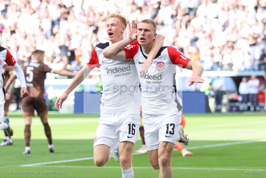 FC St. Pauli, Eintracht Frankfurt, Bundesliga, Voetball, Sport, Le Football, Germany, Futbol, Fotball, Fussball, Deutschland, DFL, DFB, Calcio, 2024/25, Saison 2024/2025 - Bild-ID: 1060264