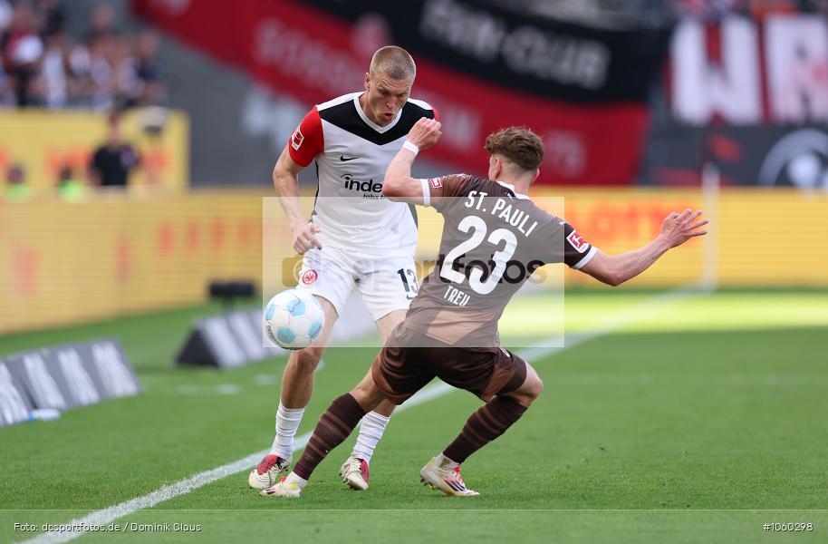 FC St. Pauli, Eintracht Frankfurt, Bundesliga, Voetball, Sport, Le Football, Germany, Futbol, Fotball, Fussball, Deutschland, DFL, DFB, Calcio, 2024/25, Saison 2024/2025 - Bild-ID: 1060298