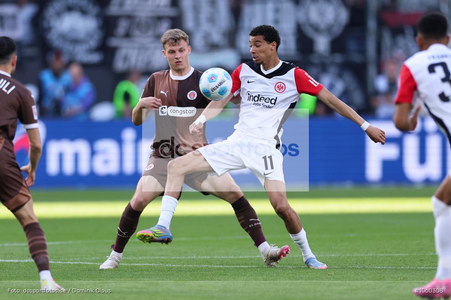 FC St. Pauli, Eintracht Frankfurt, Bundesliga, Voetball, Sport, Le Football, Germany, Futbol, Fotball, Fussball, Deutschland, DFL, DFB, Calcio, 2024/25, Saison 2024/2025 - Bild-ID: 1060308