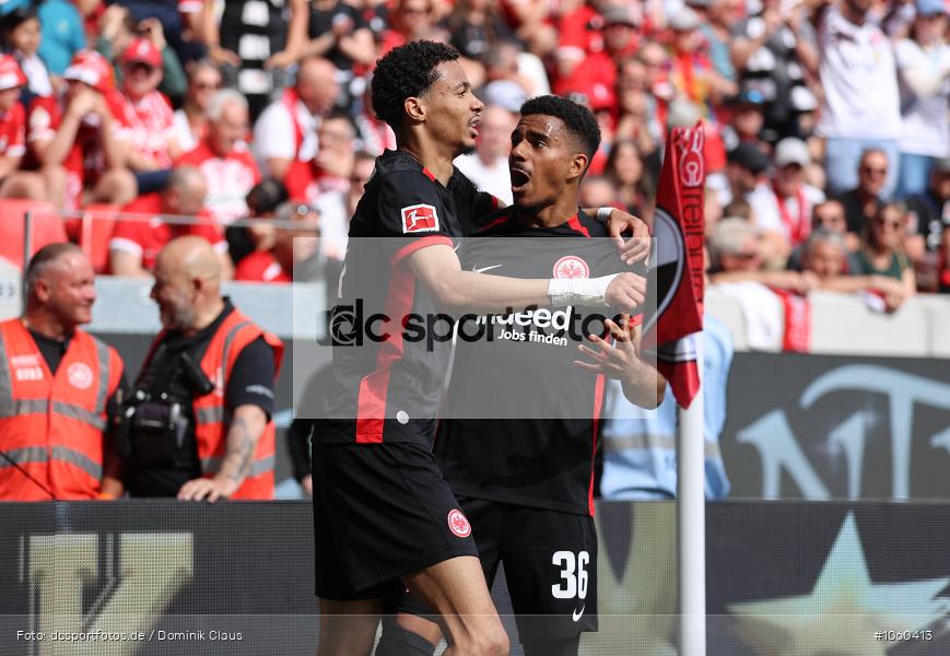 Eintracht Frankfurt, SC Freiburg, 1. Bundesliga, Bundesliga, Voetball, Sport, Le Football, Germany, Futbol, Fotball, Fussball, Deutschland, DFL, DFB, Calcio, 2024/25, Saison 2024/2025 - Bild-ID: 1060413
