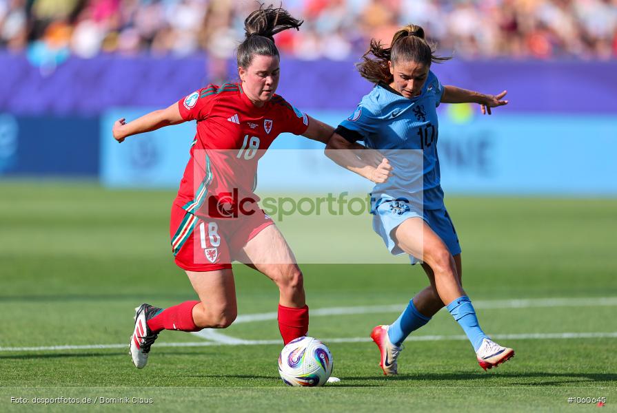 Niederlande, Wales, Europameisterschaft, UEFA Womens EURO 2025, Womens, Voetball, Sport, Le Football, Germany, Futbol, Fotball, Fussball, Calcio, 2025/26, Saison 2025/2026 - Bild-ID: 1060645