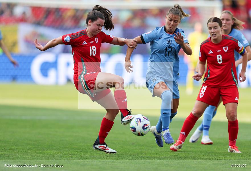 Niederlande, Wales, Europameisterschaft, UEFA Womens EURO 2025, Womens, Voetball, Sport, Le Football, Germany, Futbol, Fotball, Fussball, Calcio, 2025/26, Saison 2025/2026 - Bild-ID: 1060657