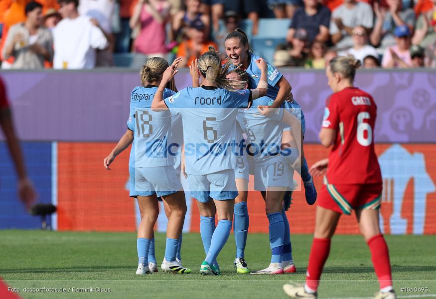 Niederlande, Wales, Europameisterschaft, UEFA Womens EURO 2025, Womens, Voetball, Sport, Le Football, Germany, Futbol, Fotball, Fussball, Calcio, 2025/26, Saison 2025/2026 - Bild-ID: 1060693