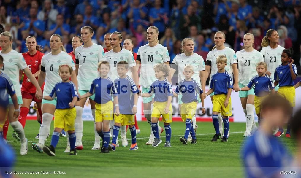 Island, Schweiz, Europameisterschaft, UEFA Womens EURO 2025, Womens, Voetball, Sport, Le Football, Germany, Futbol, Fotball, Fussball, Calcio, 2025/26, Saison 2025/2026 - Bild-ID: 1060870