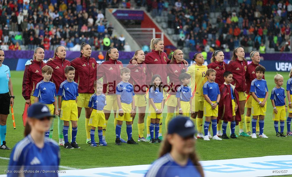 Belgien, Spanien, Europameisterschaft, UEFA Womens EURO 2025, Womens, Voetball, Sport, Le Football, Germany, Futbol, Fotball, Fussball, Calcio, 2025/26, Saison 2025/2026 - Bild-ID: 1061037