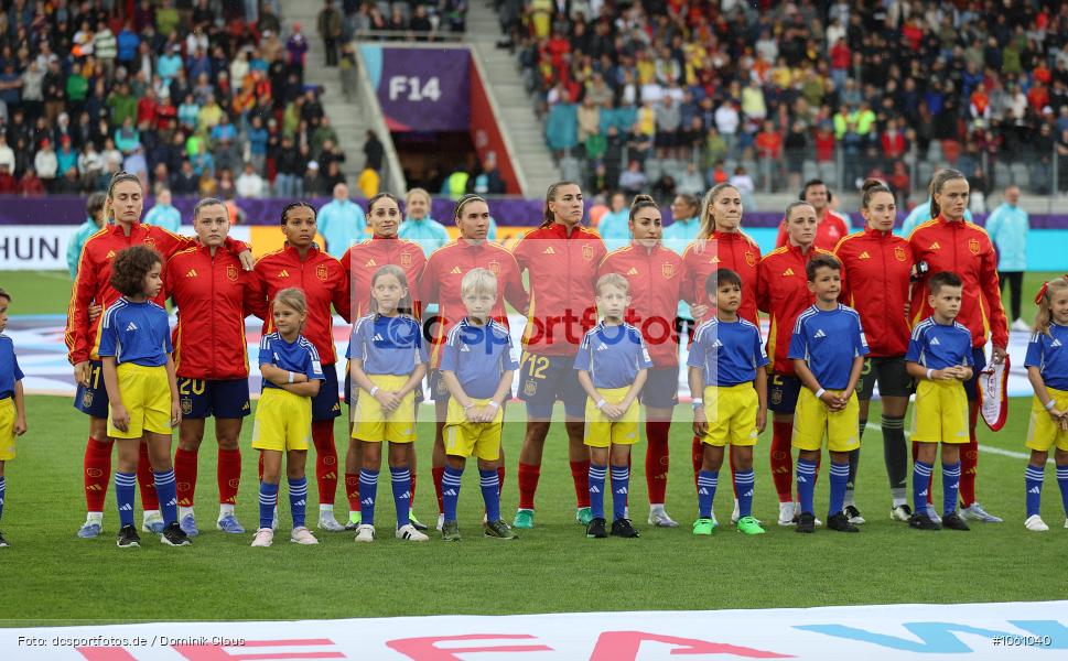 Belgien, Spanien, Europameisterschaft, UEFA Womens EURO 2025, Womens, Voetball, Sport, Le Football, Germany, Futbol, Fotball, Fussball, Calcio, 2025/26, Saison 2025/2026 - Bild-ID: 1061040