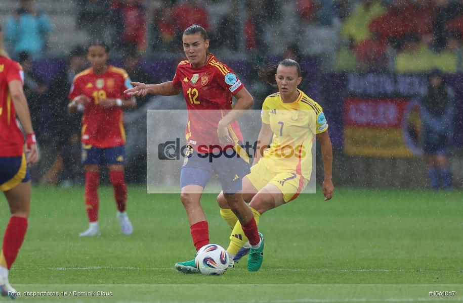 Belgien, Spanien, Europameisterschaft, UEFA Womens EURO 2025, Womens, Voetball, Sport, Le Football, Germany, Futbol, Fotball, Fussball, Calcio, 2025/26, Saison 2025/2026 - Bild-ID: 1061067
