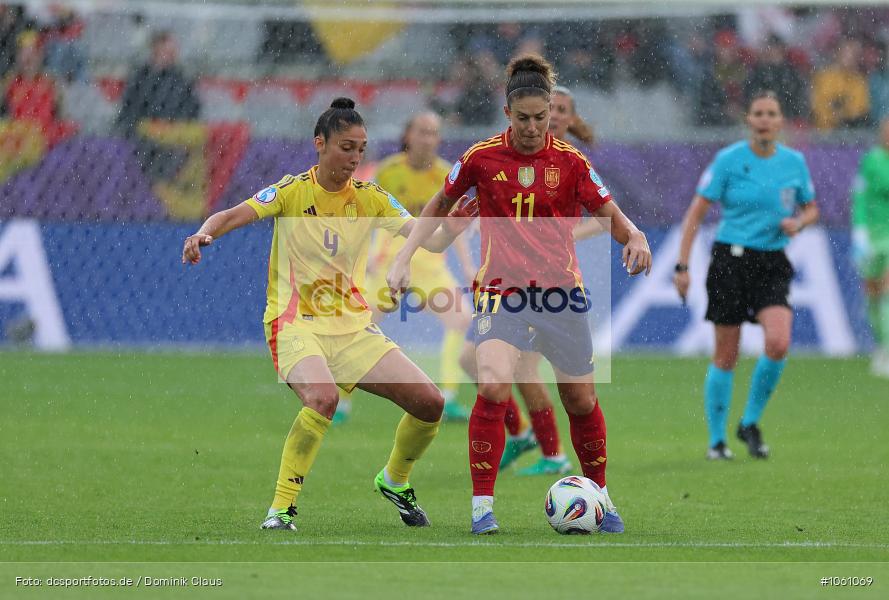Belgien, Spanien, Europameisterschaft, UEFA Womens EURO 2025, Womens, Voetball, Sport, Le Football, Germany, Futbol, Fotball, Fussball, Calcio, 2025/26, Saison 2025/2026 - Bild-ID: 1061069