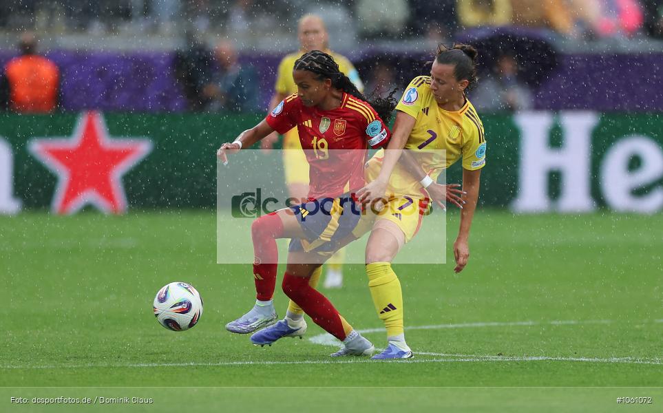 Belgien, Spanien, Europameisterschaft, UEFA Womens EURO 2025, Womens, Voetball, Sport, Le Football, Germany, Futbol, Fotball, Fussball, Calcio, 2025/26, Saison 2025/2026 - Bild-ID: 1061072