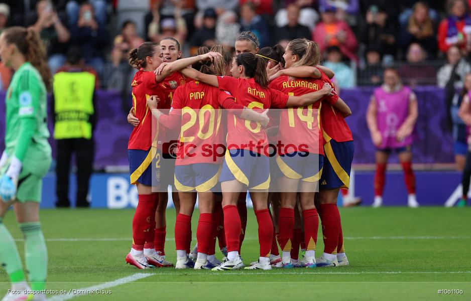 Belgien, Spanien, Europameisterschaft, UEFA Womens EURO 2025, Womens, Voetball, Sport, Le Football, Germany, Futbol, Fotball, Fussball, Calcio, 2025/26, Saison 2025/2026 - Bild-ID: 1061106
