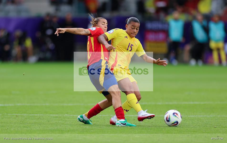 Belgien, Spanien, Europameisterschaft, UEFA Womens EURO 2025, Womens, Voetball, Sport, Le Football, Germany, Futbol, Fotball, Fussball, Calcio, 2025/26, Saison 2025/2026 - Bild-ID: 1061109