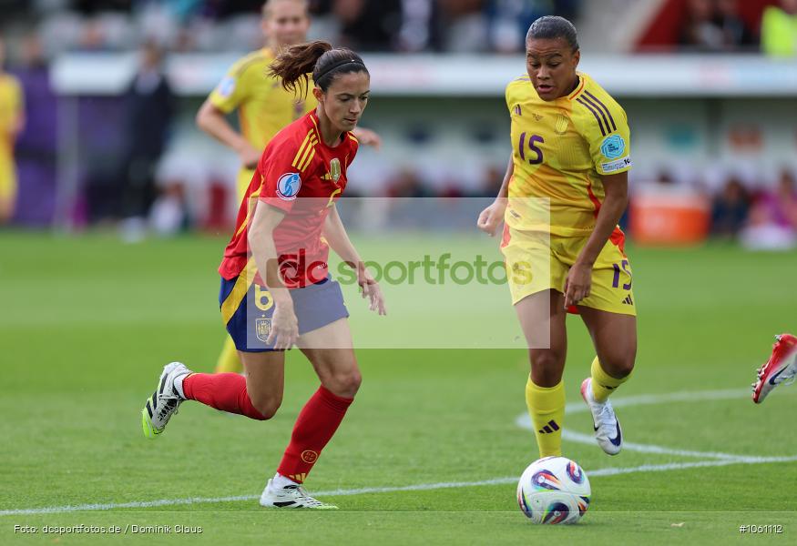 Belgien, Spanien, Europameisterschaft, UEFA Womens EURO 2025, Womens, Voetball, Sport, Le Football, Germany, Futbol, Fotball, Fussball, Calcio, 2025/26, Saison 2025/2026 - Bild-ID: 1061112