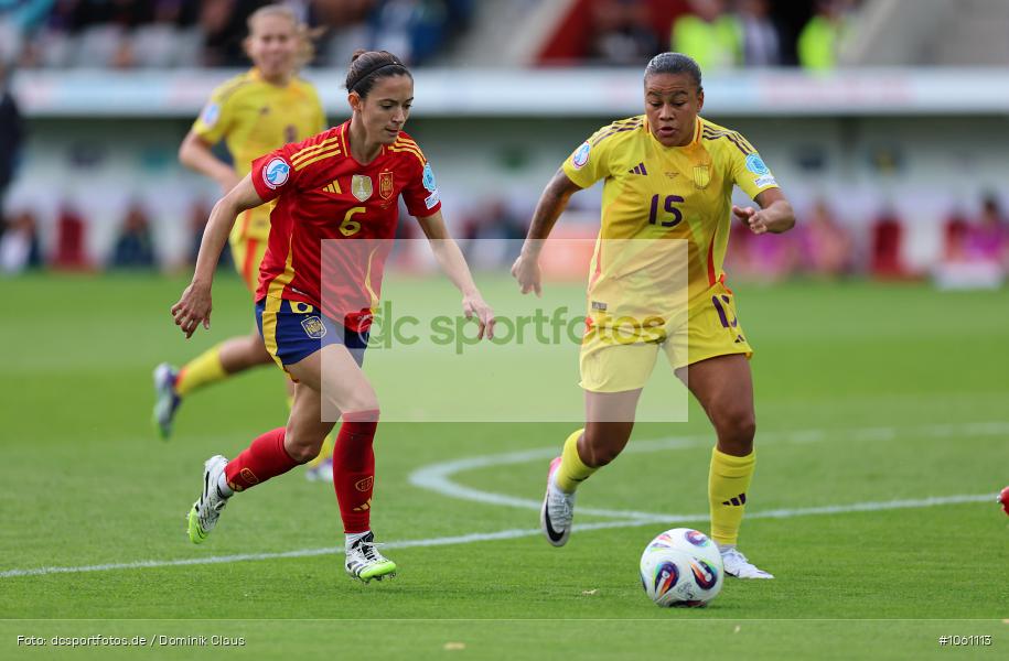 Belgien, Spanien, Europameisterschaft, UEFA Womens EURO 2025, Womens, Voetball, Sport, Le Football, Germany, Futbol, Fotball, Fussball, Calcio, 2025/26, Saison 2025/2026 - Bild-ID: 1061113