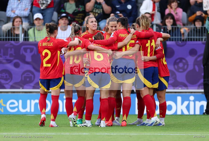 Belgien, Spanien, Europameisterschaft, UEFA Womens EURO 2025, Womens, Voetball, Sport, Le Football, Germany, Futbol, Fotball, Fussball, Calcio, 2025/26, Saison 2025/2026 - Bild-ID: 1061144