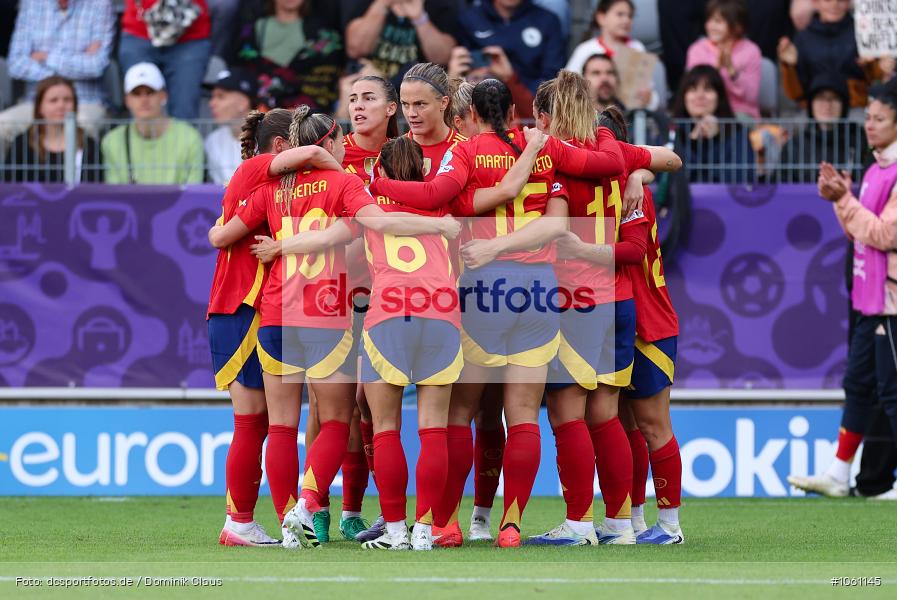 Belgien, Spanien, Europameisterschaft, UEFA Womens EURO 2025, Womens, Voetball, Sport, Le Football, Germany, Futbol, Fotball, Fussball, Calcio, 2025/26, Saison 2025/2026 - Bild-ID: 1061145