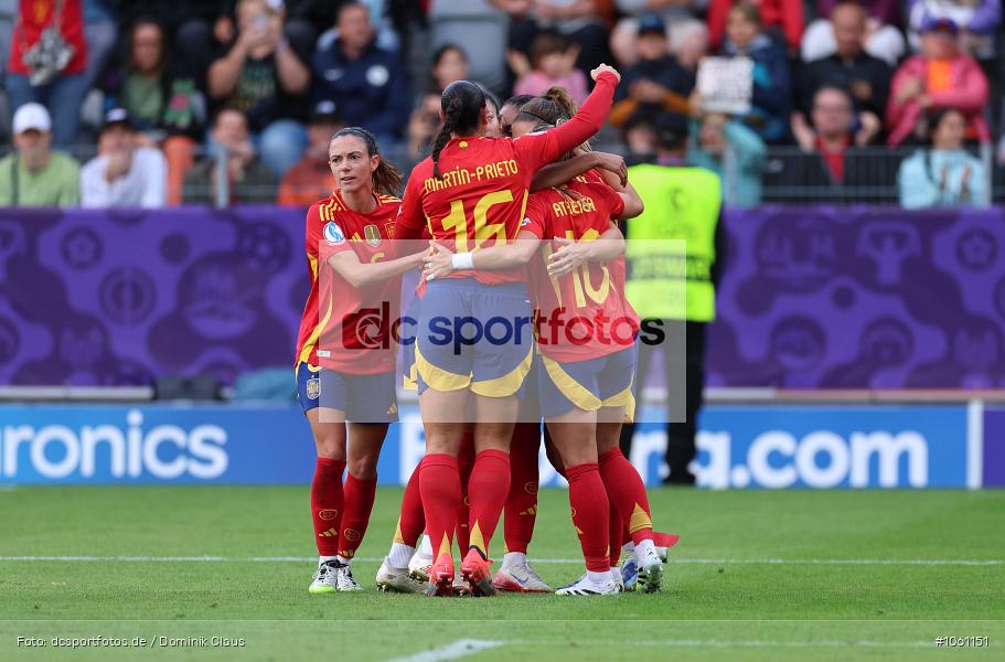 Belgien, Spanien, Europameisterschaft, UEFA Womens EURO 2025, Womens, Voetball, Sport, Le Football, Germany, Futbol, Fotball, Fussball, Calcio, 2025/26, Saison 2025/2026 - Bild-ID: 1061151