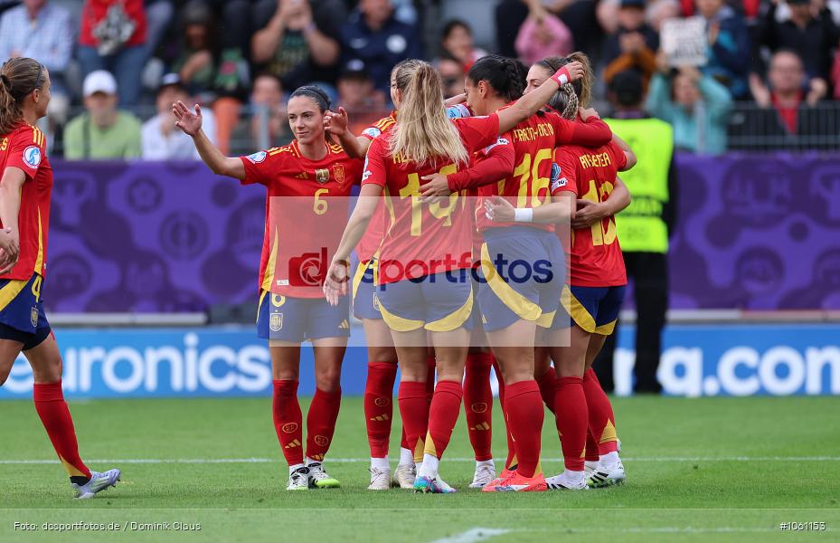 Belgien, Spanien, Europameisterschaft, UEFA Womens EURO 2025, Womens, Voetball, Sport, Le Football, Germany, Futbol, Fotball, Fussball, Calcio, 2025/26, Saison 2025/2026 - Bild-ID: 1061153
