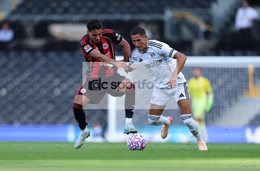 Eintracht Frankfurt, FC Fulham, Testspiel, UEFA, Voetball, Sport, Le Football, Germany, Futbol, Fotball, Fussball, Deutschland, DFL, DFB, Calcio, 2024/25, Saison 2024/2025 - Bild-ID: 1061592