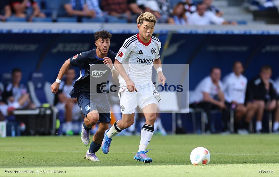 Eintracht Frankfurt, TSG 1899 Hoffenheim, 1. Bundesliga, Bundesliga, Voetball, Sport, Le Football, Germany, Futbol, Fotball, Fussball, Deutschland, DFL, DFB, Calcio, 2025/26, Saison 2025/2026 - Bild-ID: 1062280