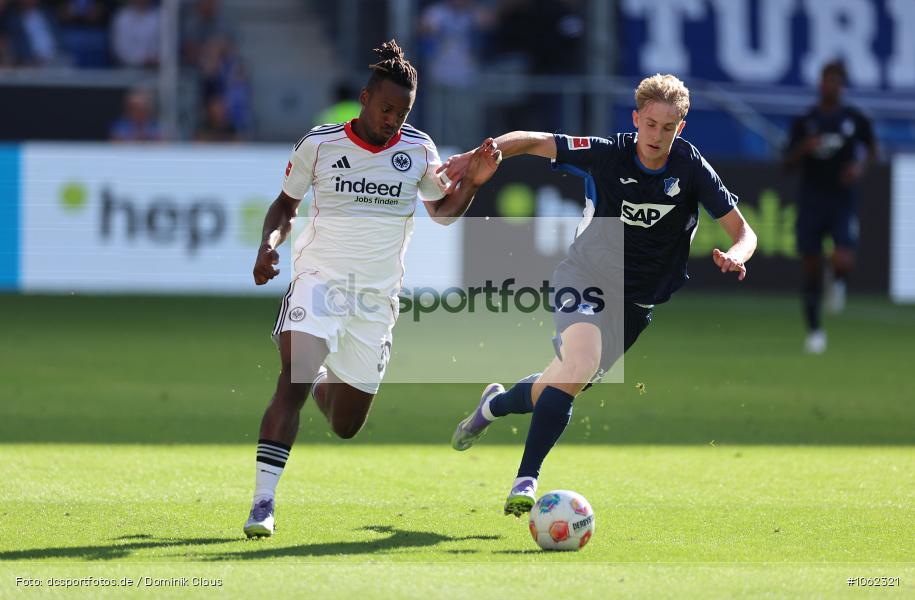 Eintracht Frankfurt, TSG 1899 Hoffenheim, 1. Bundesliga, Bundesliga, Voetball, Sport, Le Football, Germany, Futbol, Fotball, Fussball, Deutschland, DFL, DFB, Calcio, 2025/26, Saison 2025/2026 - Bild-ID: 1062321