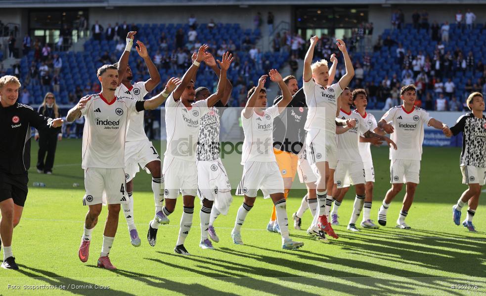Eintracht Frankfurt, TSG 1899 Hoffenheim, 1. Bundesliga, Bundesliga, Voetball, Sport, Le Football, Germany, Futbol, Fotball, Fussball, Deutschland, DFL, DFB, Calcio, 2025/26, Saison 2025/2026 - Bild-ID: 1062378