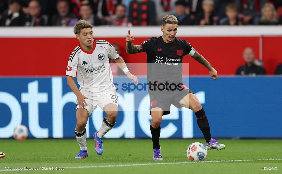 Eintracht Frankfurt, Bayer 04 Leverkusen, 1. Bundesliga, Bundesliga, Voetball, Sport, Le Football, Germany, Futbol, Fotball, Fussball, Deutschland, DFL, DFB, Calcio, 2025/26, Saison 2025/2026 - Bild-ID: 1062465
