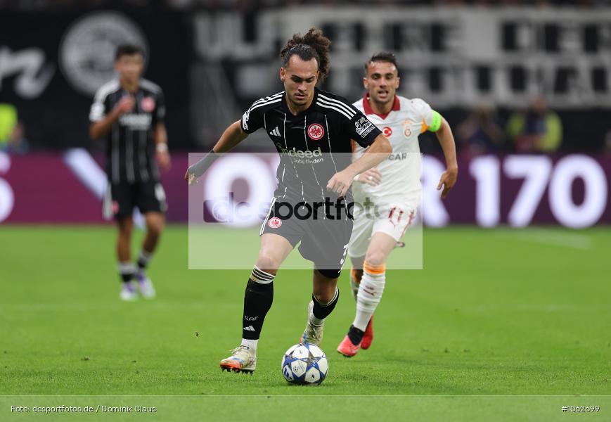Galatasaray SK Istanbul, Eintracht Frankfurt, CL, Champions League, UEFA Champions League, UEFA, Voetball, Sport, Le Football, Germany, Futbol, Fotball, Fussball, Deutschland, DFL, DFB, Calcio, 2025/26, Saison 2025/2026 - Bild-ID: 1062699