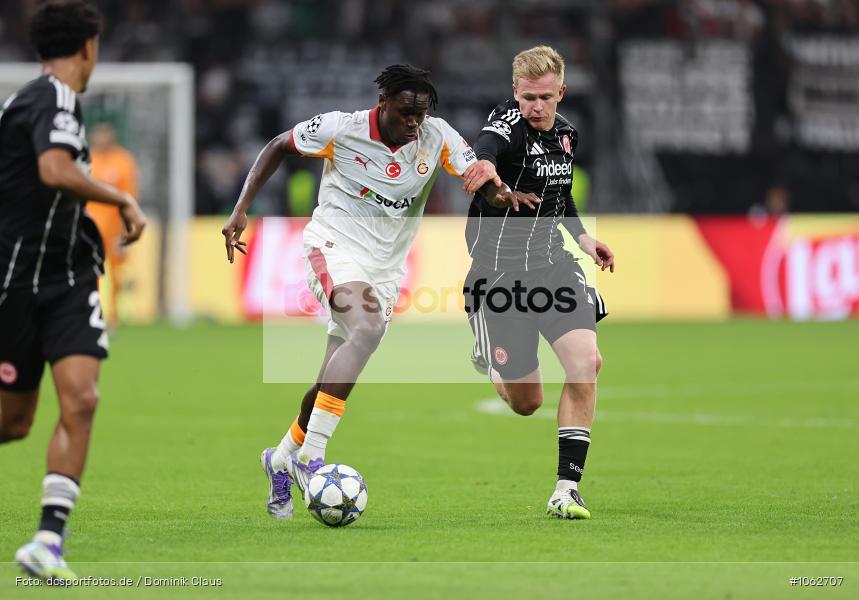 Galatasaray SK Istanbul, Eintracht Frankfurt, CL, Champions League, UEFA Champions League, UEFA, Voetball, Sport, Le Football, Germany, Futbol, Fotball, Fussball, Deutschland, DFL, DFB, Calcio, 2025/26, Saison 2025/2026 - Bild-ID: 1062707