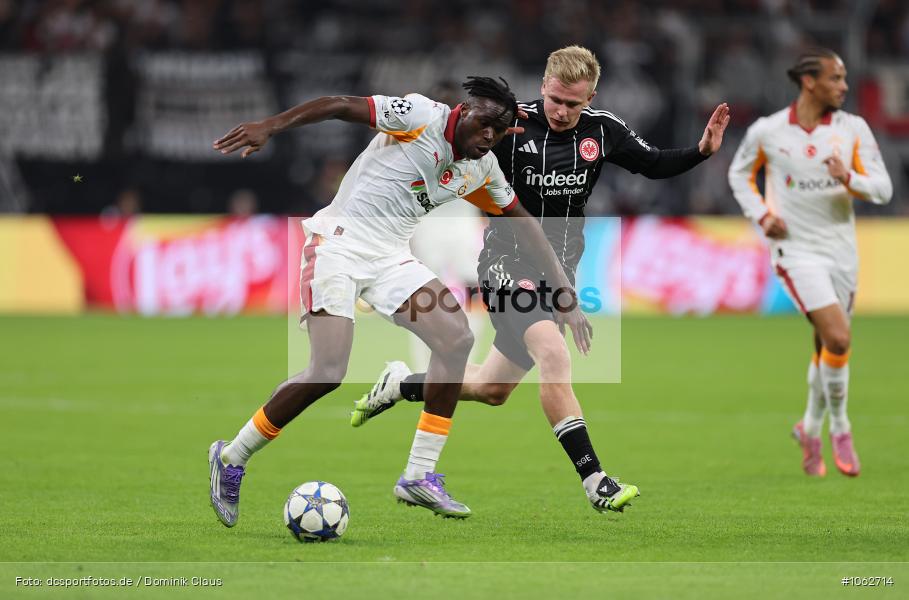 Galatasaray SK Istanbul, Eintracht Frankfurt, CL, Champions League, UEFA Champions League, UEFA, Voetball, Sport, Le Football, Germany, Futbol, Fotball, Fussball, Deutschland, DFL, DFB, Calcio, 2025/26, Saison 2025/2026 - Bild-ID: 1062714