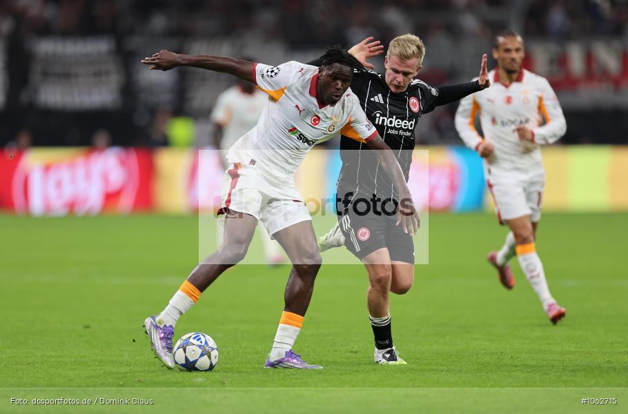 Galatasaray SK Istanbul, Eintracht Frankfurt, CL, Champions League, UEFA Champions League, UEFA, Voetball, Sport, Le Football, Germany, Futbol, Fotball, Fussball, Deutschland, DFL, DFB, Calcio, 2025/26, Saison 2025/2026 - Bild-ID: 1062715
