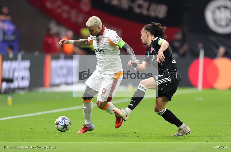 Galatasaray SK Istanbul, Eintracht Frankfurt, CL, Champions League, UEFA Champions League, UEFA, Voetball, Sport, Le Football, Germany, Futbol, Fotball, Fussball, Deutschland, DFL, DFB, Calcio, 2025/26, Saison 2025/2026 - Bild-ID: 1062741