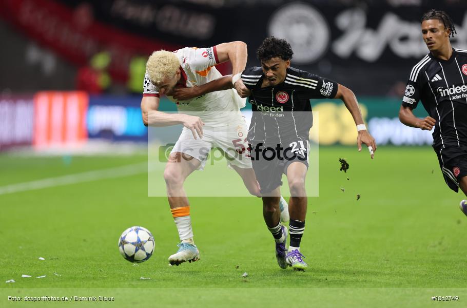 Galatasaray SK Istanbul, Eintracht Frankfurt, CL, Champions League, UEFA Champions League, UEFA, Voetball, Sport, Le Football, Germany, Futbol, Fotball, Fussball, Deutschland, DFL, DFB, Calcio, 2025/26, Saison 2025/2026 - Bild-ID: 1062749