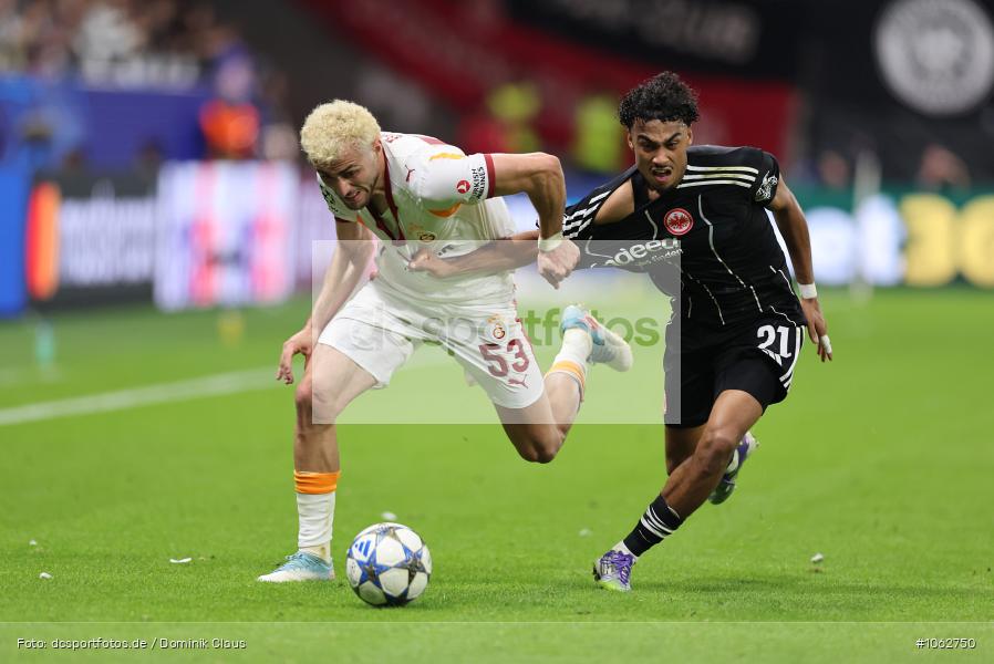 Galatasaray SK Istanbul, Eintracht Frankfurt, CL, Champions League, UEFA Champions League, UEFA, Voetball, Sport, Le Football, Germany, Futbol, Fotball, Fussball, Deutschland, DFL, DFB, Calcio, 2025/26, Saison 2025/2026 - Bild-ID: 1062750