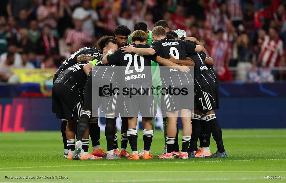 Atletico Madrid, Eintracht Frankfurt, CL, Champions League, UEFA Champions League, UEFA, Voetball, Sport, Le Football, Germany, Futbol, Fotball, Fussball, Deutschland, DFL, DFB, Calcio, 2025/26, Saison 2025/2026 - Bild-ID: 1063042