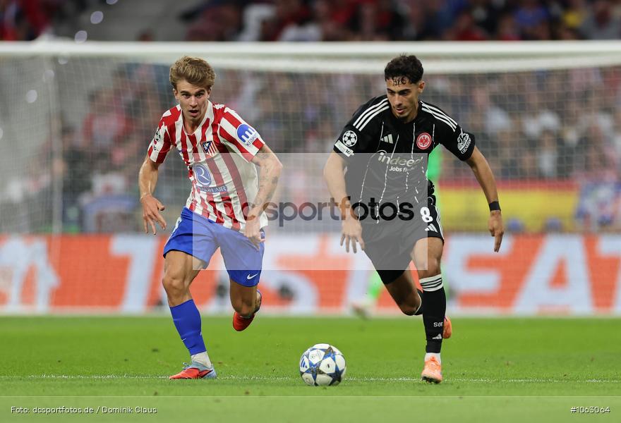 Atletico Madrid, Eintracht Frankfurt, CL, Champions League, UEFA Champions League, UEFA, Voetball, Sport, Le Football, Germany, Futbol, Fotball, Fussball, Deutschland, DFL, DFB, Calcio, 2025/26, Saison 2025/2026 - Bild-ID: 1063064