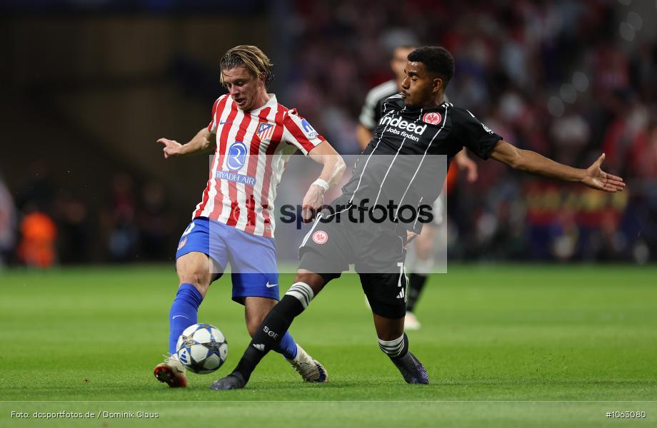 Atletico Madrid, Eintracht Frankfurt, CL, Champions League, UEFA Champions League, UEFA, Voetball, Sport, Le Football, Germany, Futbol, Fotball, Fussball, Deutschland, DFL, DFB, Calcio, 2025/26, Saison 2025/2026 - Bild-ID: 1063080